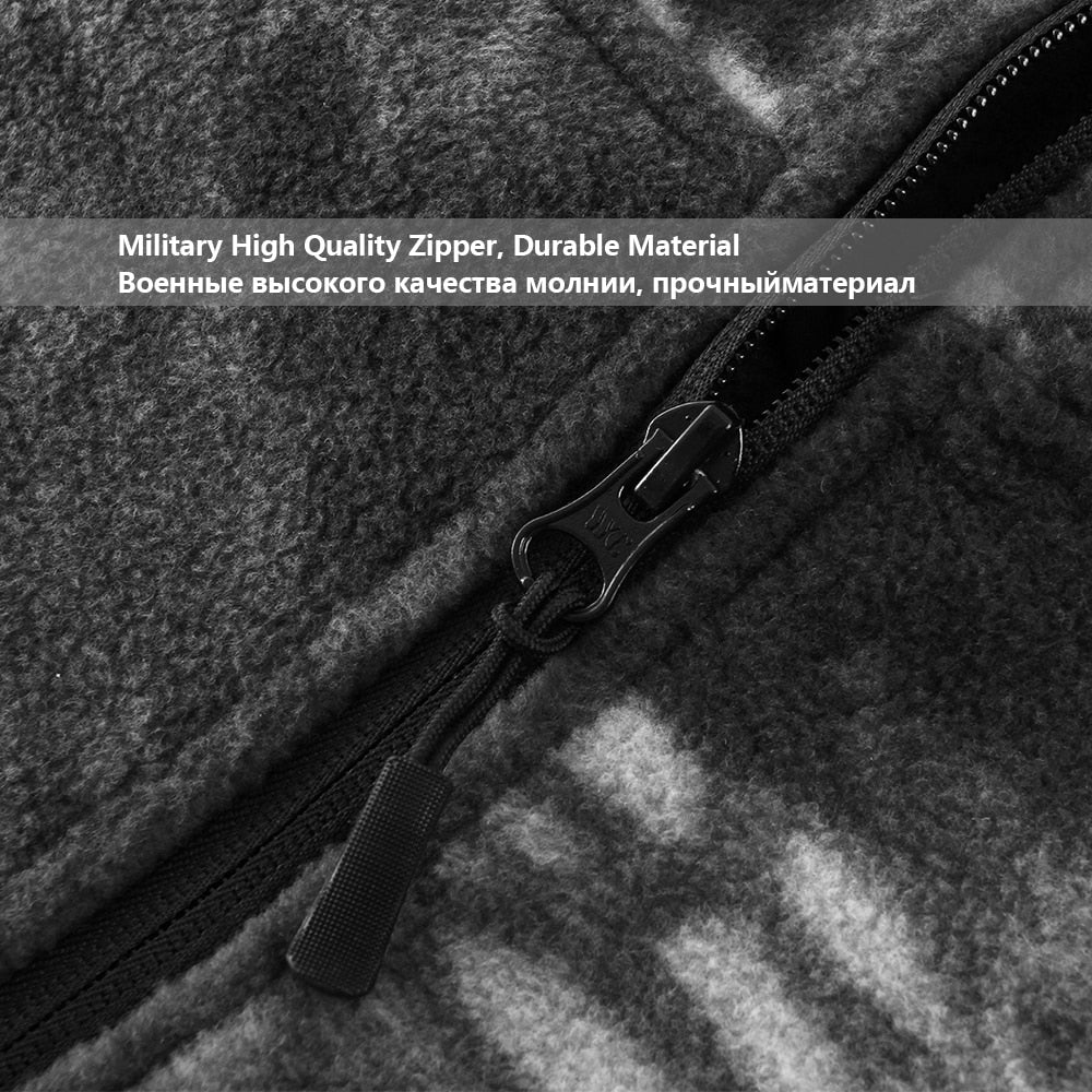 Mege Brand Autumn Winter Military Fleece Camouflage Tactical Men&#39;s Clothing Polar Warm Multicam Army Men Coat Outwear Hoodie