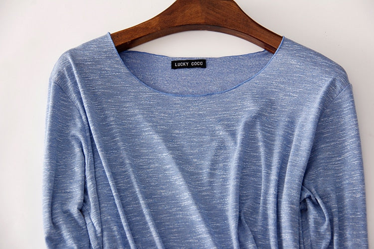 Soft Cotton tee shirt femme 2022 Harajuku long sleeve t shirt women tops fashion work blusa loose t-shirt camiseta mujer 1414