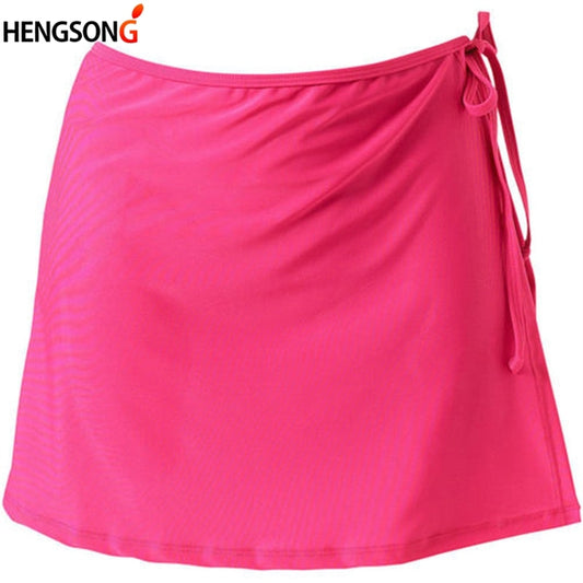 Female Skirts High Waist Girls A-line Mini Tennis Skirt Yoga Running Skirt Lace-up Bandage Sports Skirts Tracksuit Woman