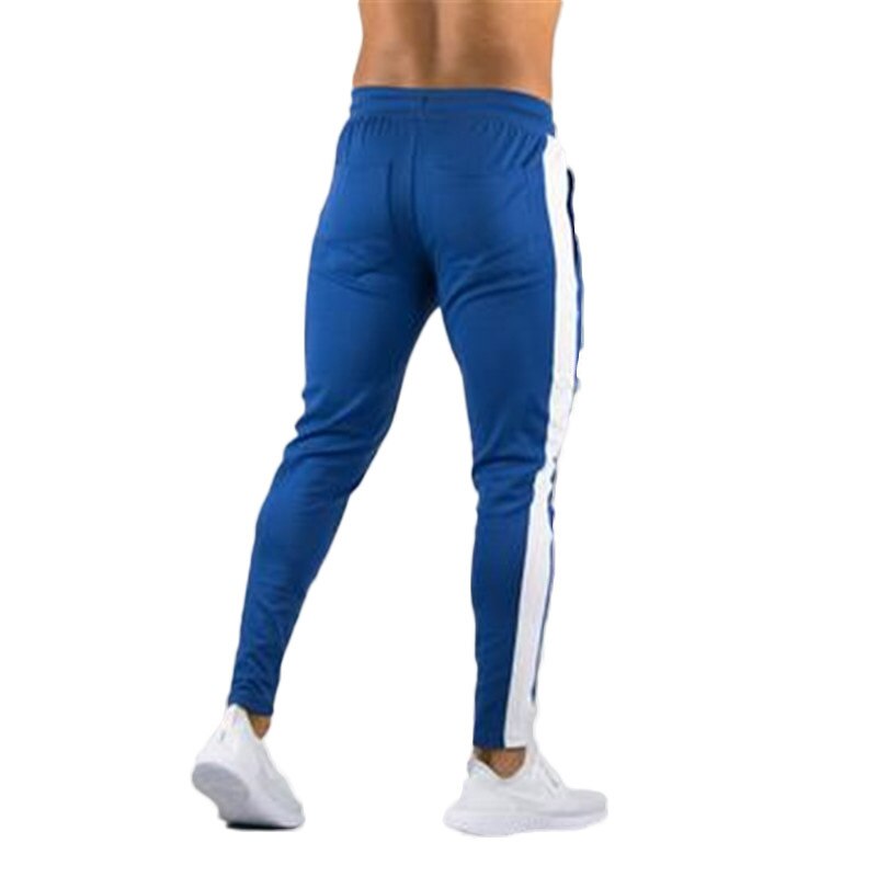 GYMPXINRAN New Men Pants Hip Hop Fitness clothing Joggers Sweatpants Side stripe classic fashion Streetwear Track Pants Trousers