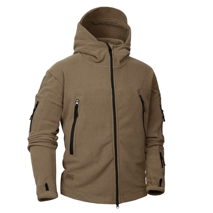 Mege Brand Autumn Winter Military Fleece Camouflage Tactical Men&#39;s Clothing Polar Warm Multicam Army Men Coat Outwear Hoodie