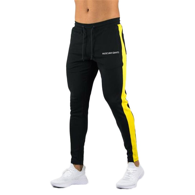 GYMPXINRAN New Men Pants Hip Hop Fitness clothing Joggers Sweatpants Side stripe classic fashion Streetwear Track Pants Trousers