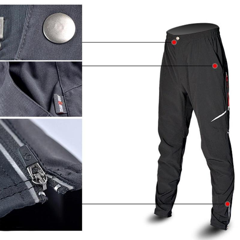 Cycling Equipment Pants Moutain Bike Tights Bicycle Trousers Quick-drying Breathable Men&#39;s Long Pants Black Plus Size S-4XL