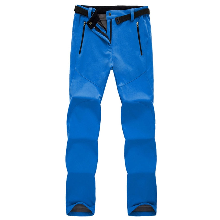 Mountainskin Women Men Thick Warm Fleece Softshell Pants Fishing Camping Hiking Skiing Trousers Waterproof Windproof VA274