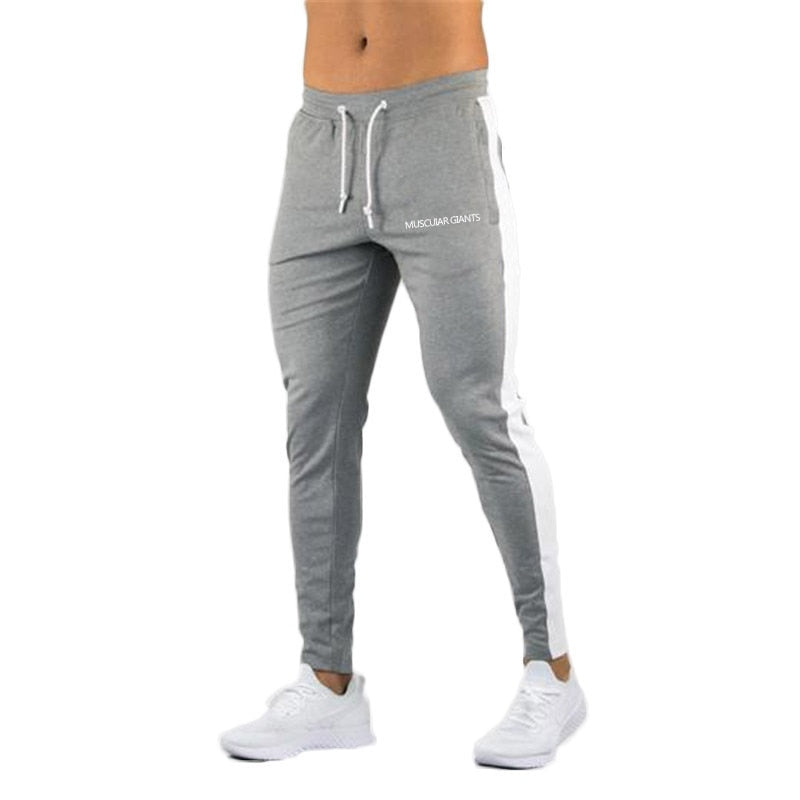 GYMPXINRAN New Men Pants Hip Hop Fitness clothing Joggers Sweatpants Side stripe classic fashion Streetwear Track Pants Trousers