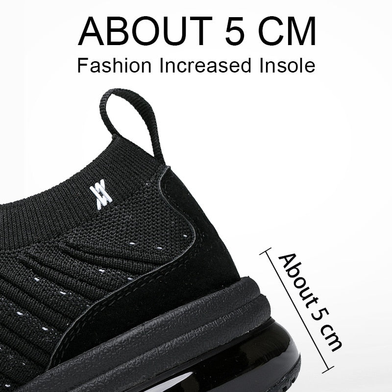 ONEMIX Men Casual Jogging Shoes Sneakers Big Size 2019 Luxury Brand Air Cushion Knitted Fabric Skateboarding Shoes For Running