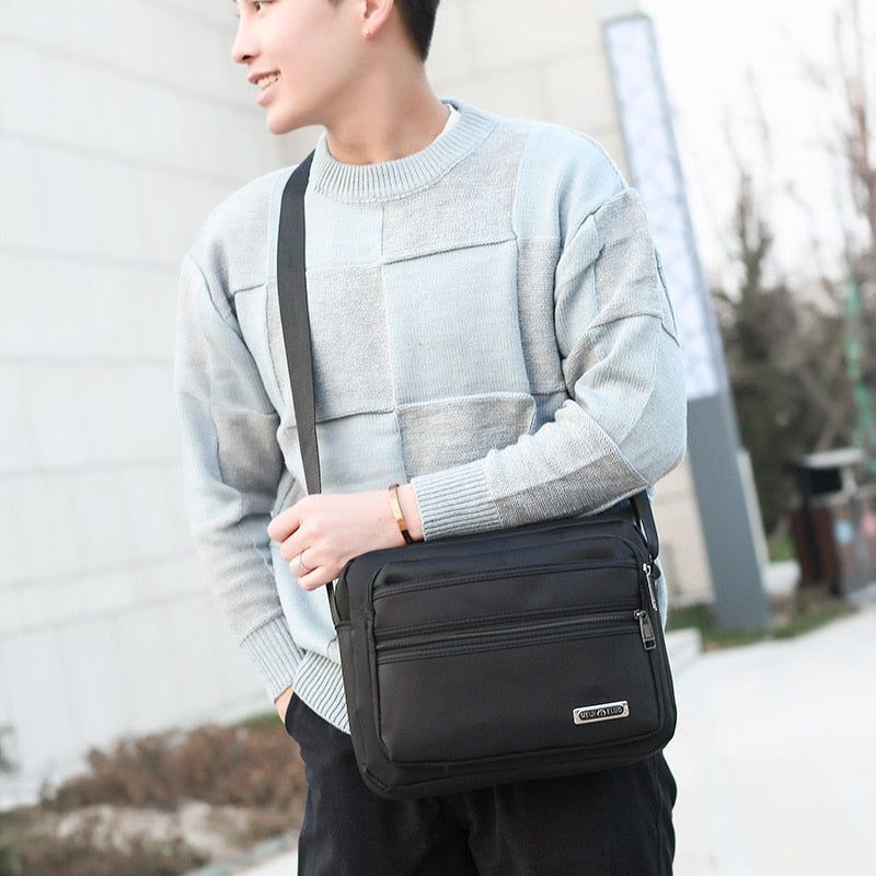 Famous Brand Men Bag Casual Business Men Shoulder Bags Fashion Men's Crossbody Bag Bolsas Male Messenger Bags 2019