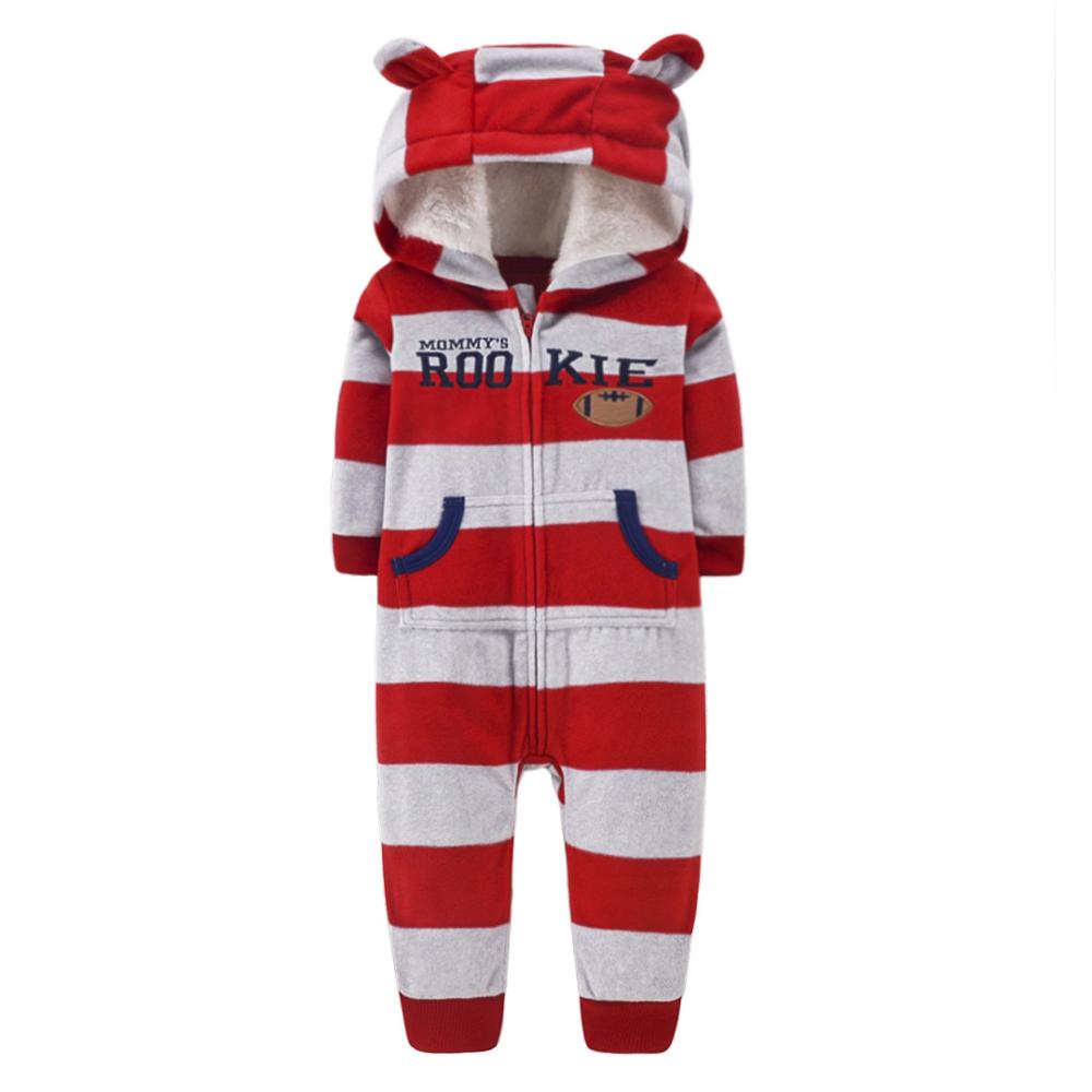 Orangemom Spring Fleece Baby Rompers Coats For Infant Clothes Hooded With Ear Lovely Camo Jumpsuits For Baby Boys Clothing Home