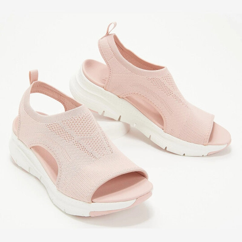 Plus Size Women&#39;s Shoes Summer 2022 Comfort Casual Sport Sandals Women Beach Wedge Sandals Women Platform Sandals Roman Sandals