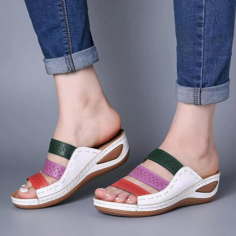 Women Sandals 2022 Fashion Wedges Shoes For Women Slippers Summer Shoes With Heels Sandals Flip Flops Women Beach Casual Shoes