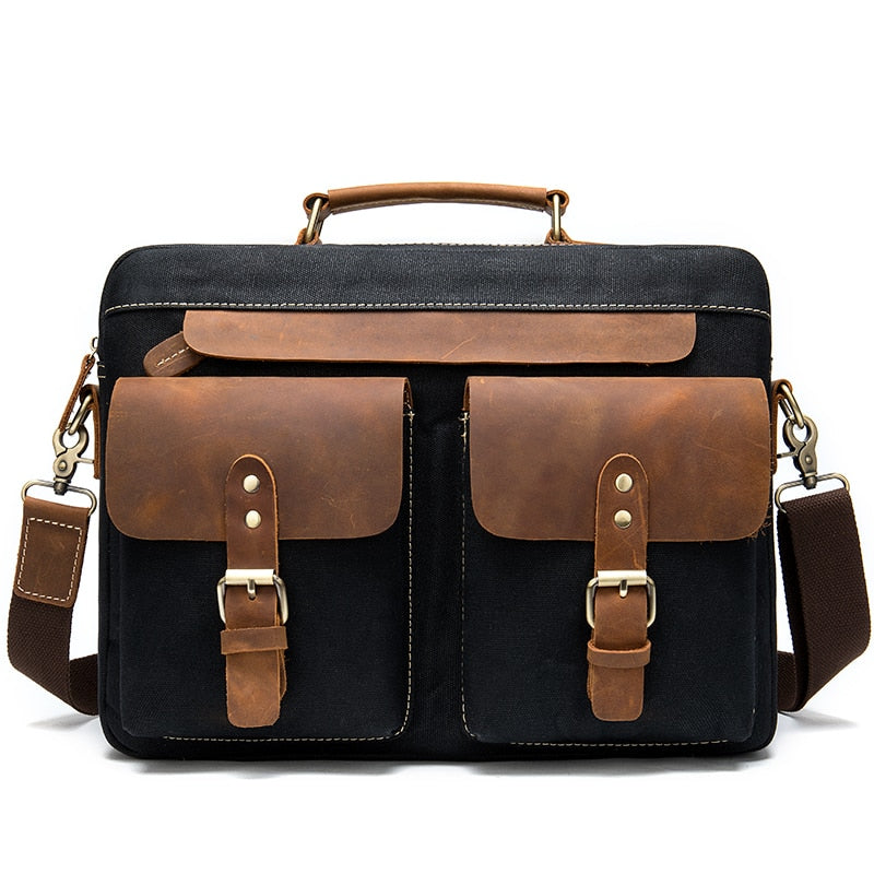 WESTAL Men Briefcases Men's Bag Genuine Leather Business Office Bags for Men Laptop Bag Leather Briefcases Male Lawyer Bags