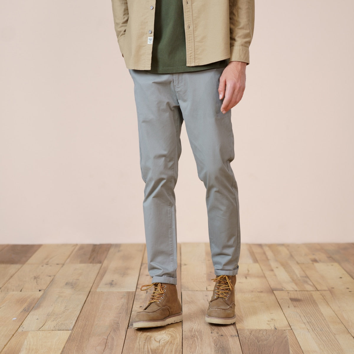 SIMWOOD 2022 Autumn Winter New Casual Pants Men Cotton Slim Fit Chinos Fashion Trousers Male Brand Clothing Plus Size Pant 482