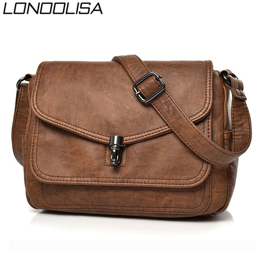 Vintage Soft Leather Women Shoulder Bags Luxury Handbags Women Bags Designer Small Crossbody Bags for Women 2021 Messenger Bag