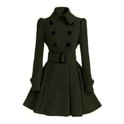 trench Winter Jacket Women Coat Female Warm Jacket Oversize
