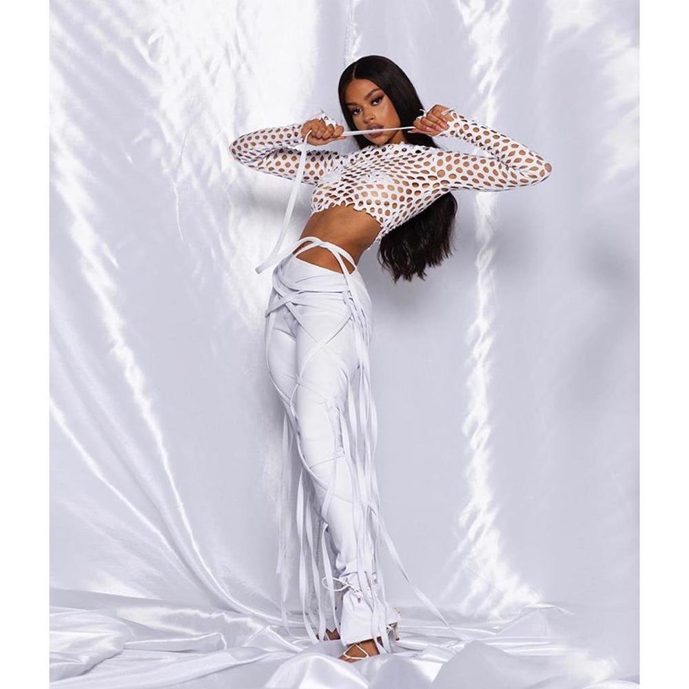 Casual Women PU Leather Pants Sweatpants Drawstring High Waist Streetwear Solid Color Party Night Winter Clothes For Women