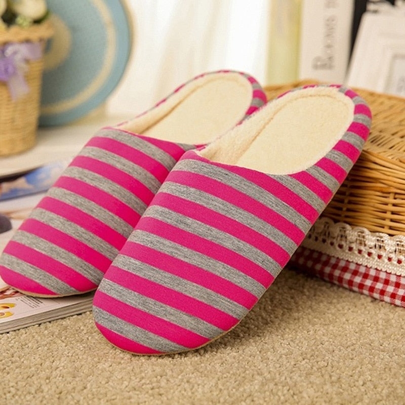 Winter Warm Slippers for Woman Shoes Soft Plush Indoor Home Furry Slippers Woman Warm Shoes For Bedroom Couple Winter Slippers