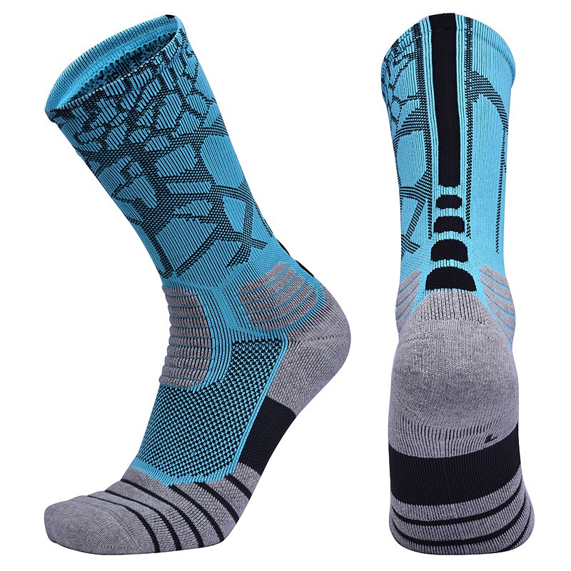 High Quality New Men Outdoor Sports Elite Basketball Socks Men Cycling Socks Compression Socks Cotton Towel Bottom Men's socks