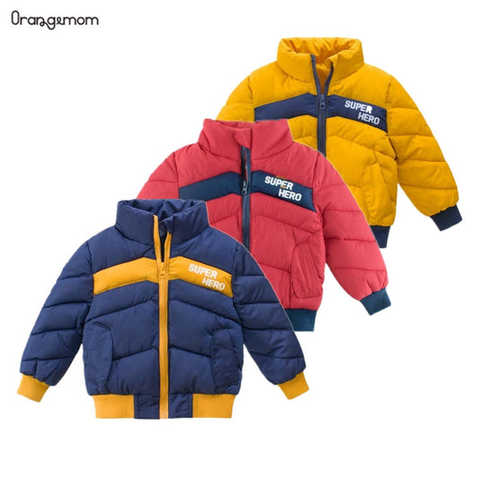 New ARRIVE 2022 Children's Clothing Winter Boys Coat Boys Jacket Thick Long-sleeved fashion Cotton Clothes Infant Winter Coat