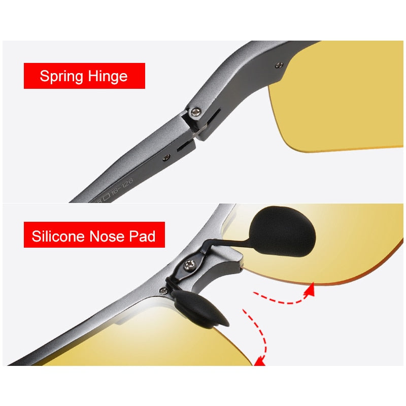 Photochromic Sunglasses Men Polarized UV400 Sunglass Man Sun Glasses Driving Vintage Goggle gafas de sol 2020 очки With Box