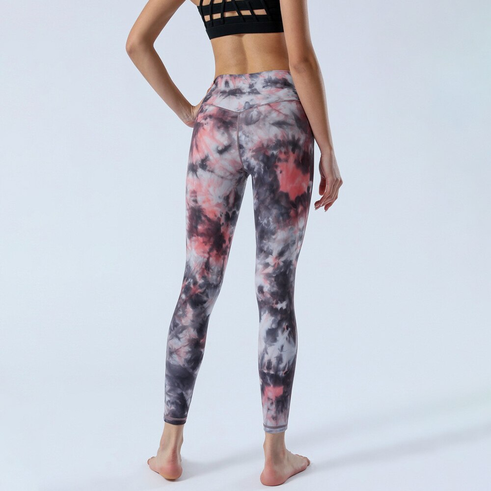 SHINBENE Classic 3.0 Tie Dye Workout Gym Legging Yoga Pants Women No Camel Toe Cozy Soft Training Fitness Sport Tights XS-XL