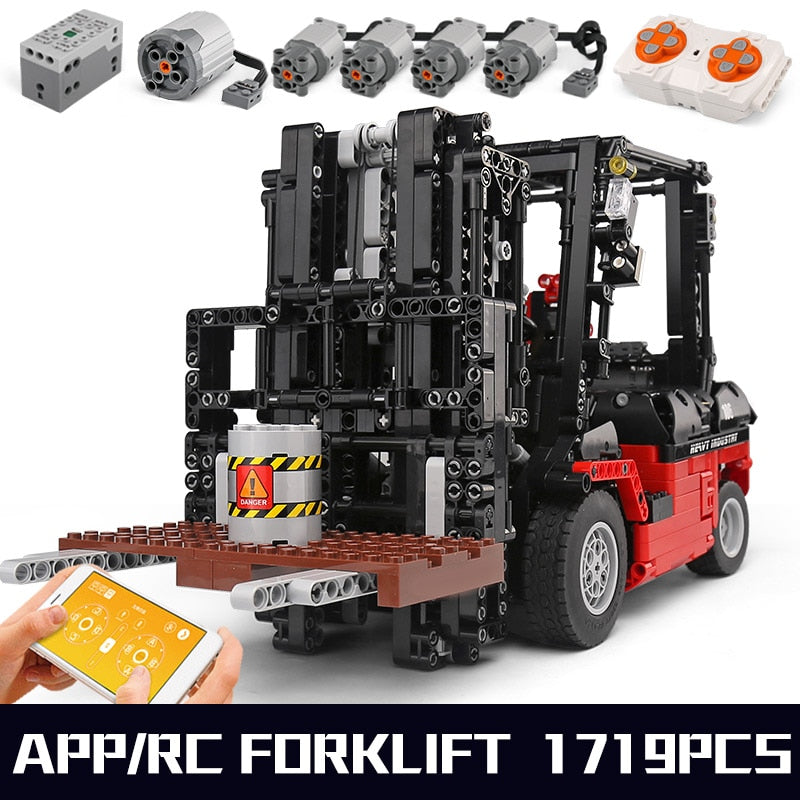 MOULD KING Technical Mobile Crane Building Kit APP Remote Control Truck Sets Building Blocks Bricks Kids Engineering Toys Gifts
