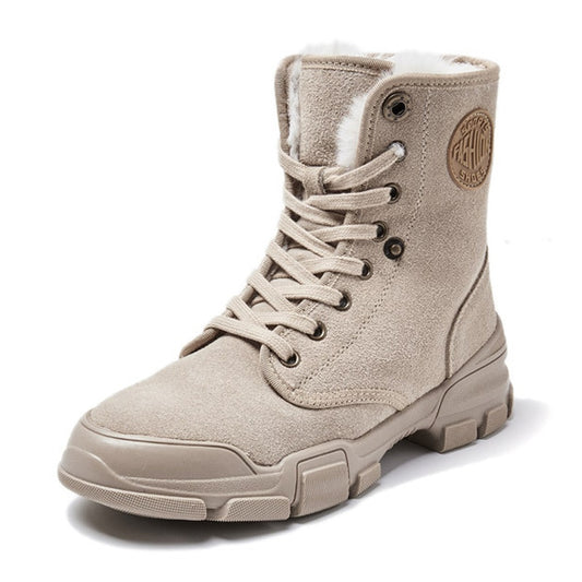 30 Degrees Below Zero Snow Boots Women Winter Shoes 2022 Winter Suede Boots Plush Warm Shoes Leather Ladies Ankle Boots A1797