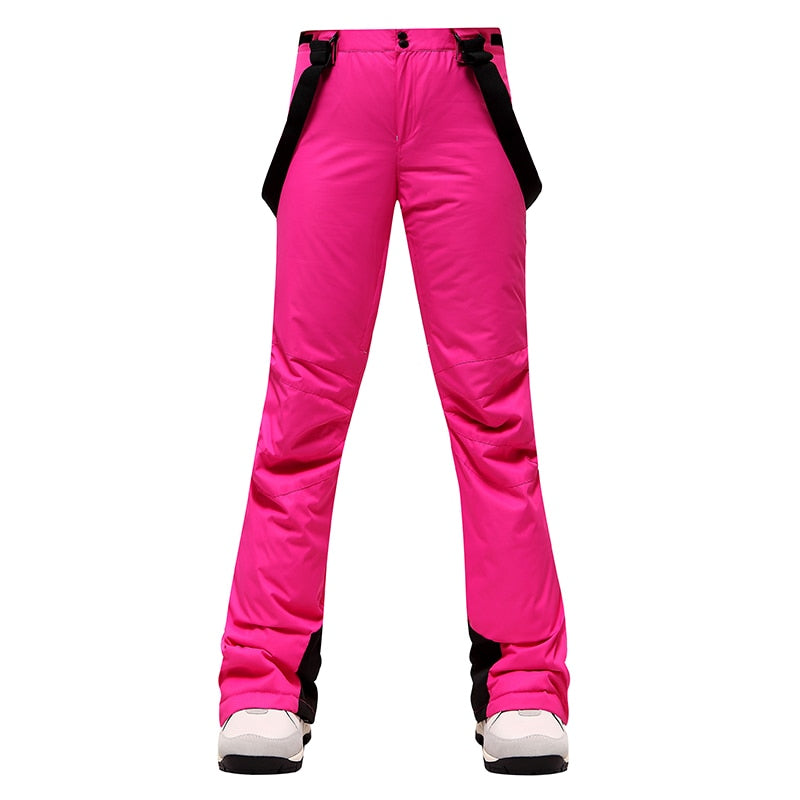 2020 New Winter Ski Pants Women Outdoor High Quality Windproof Waterproof Warm Snow Trousers Winter Ski Snowboarding Pants Brand