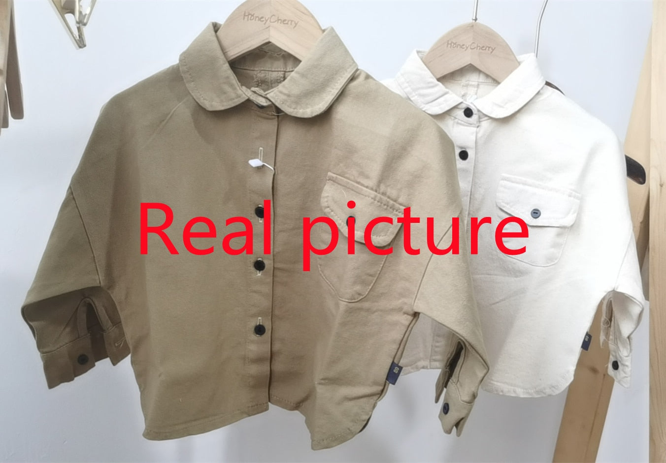 HoneyCherry Children's Clothing Autumn New Girl Korean Style Embroidered Shirt Toddler Girl Long Shirt