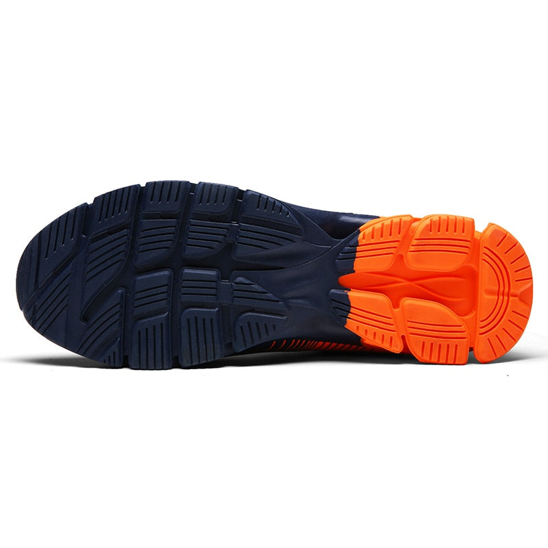 New Breathable Flying Woven Running Shoes Men&#39;s Shoes Non-slip Lace-up Sneakers Outdoor Sport Shoes Zapatillas Hombre Deportiva