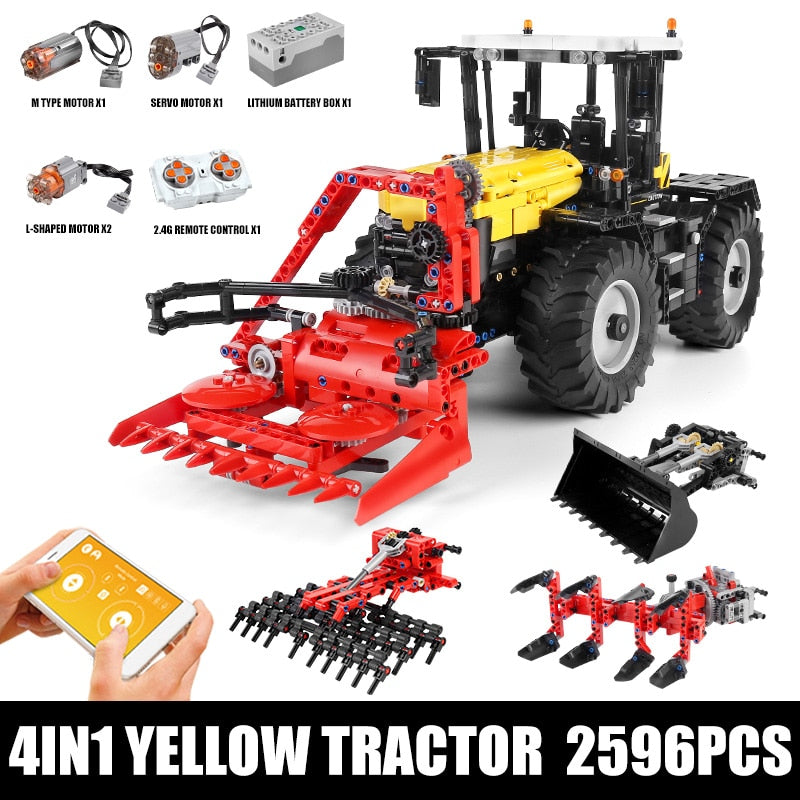 MOULD KING Technical Mobile Crane Building Kit APP Remote Control Truck Sets Building Blocks Bricks Kids Engineering Toys Gifts