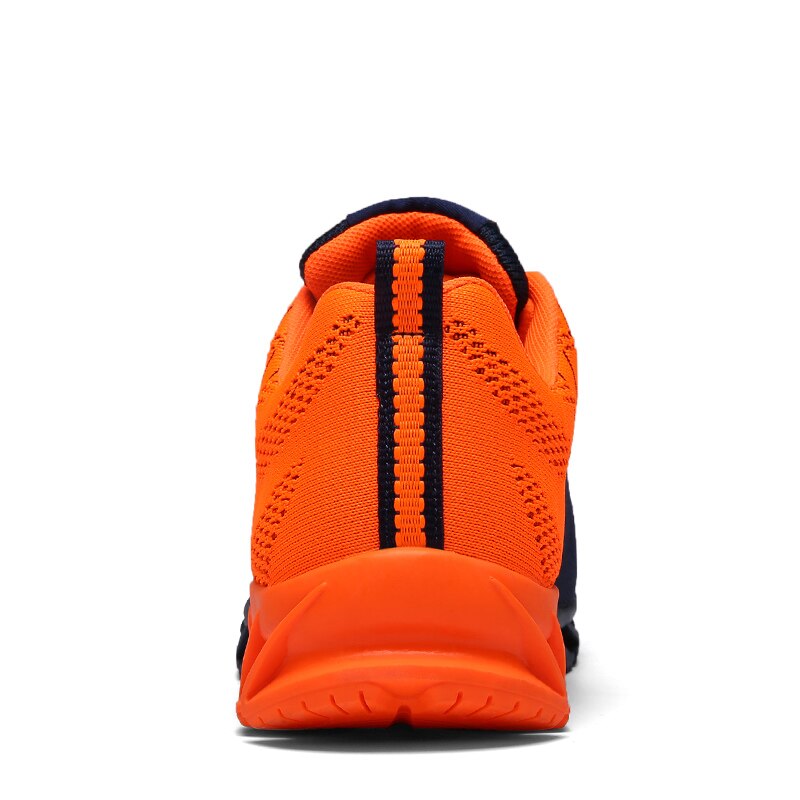 New Breathable Flying Woven Running Shoes Men&#39;s Shoes Non-slip Lace-up Sneakers Outdoor Sport Shoes Zapatillas Hombre Deportiva