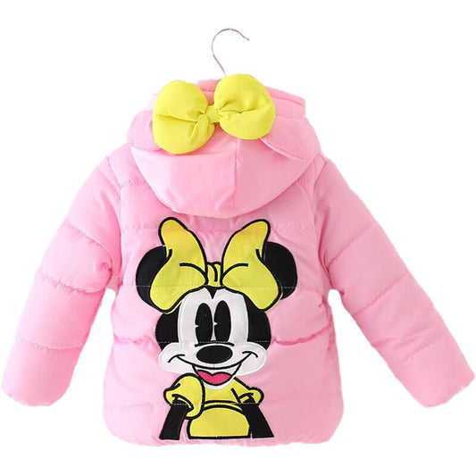 2022 Autumn Winter Newborn Baby Girls Hooded Jacket girl's Coat Warm Toddler Girls Coats infant Outerwear girl's fleece Jackets