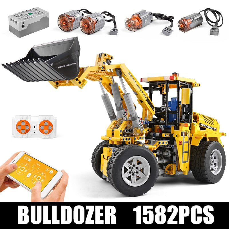 MOULD KING Technical Mobile Crane Building Kit APP Remote Control Truck Sets Building Blocks Bricks Kids Engineering Toys Gifts