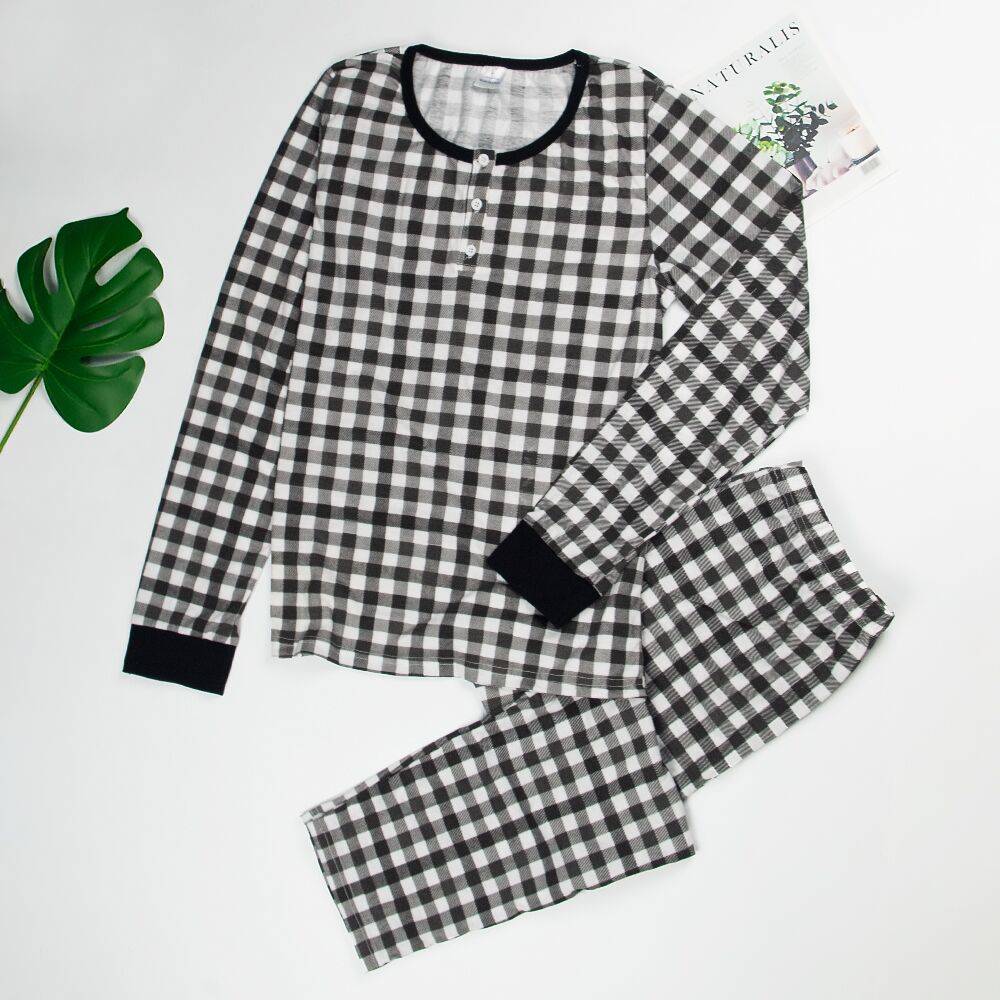 Women&#39;s Cotton Water-washed pajamas for women Pyjamas Sleepwear Pijamas Texture Crepe Gauze Long-sleeved Trousers Pajamas V-Neck