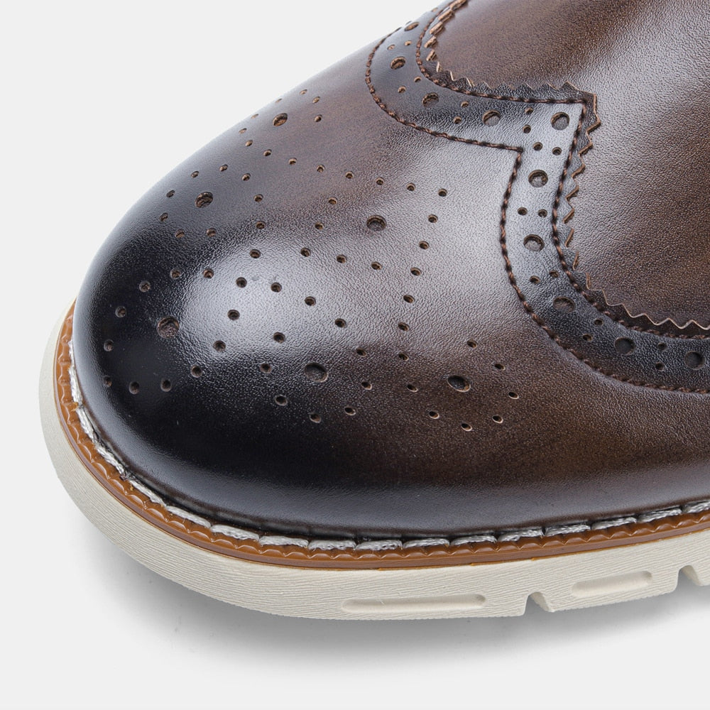 Brogue Men Casual Shoes Fashion Comfortable Shoes 2022 Brand Men shoes #527