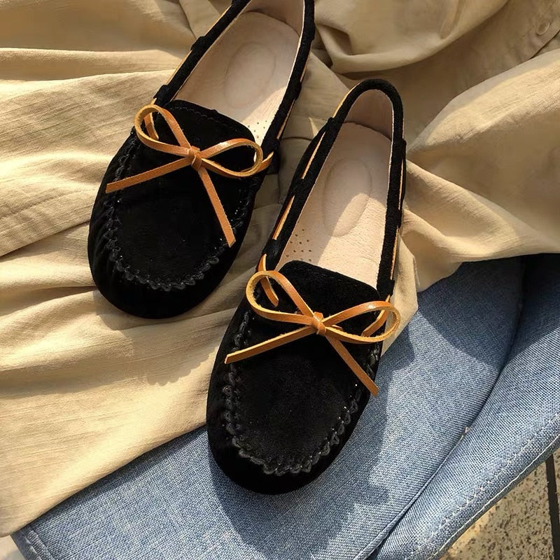 MOOKIAPI Chinese brand high quality women&#39;s shoes, 100% leather woman fla, classic women&#39;s loafers shoes, free delivery