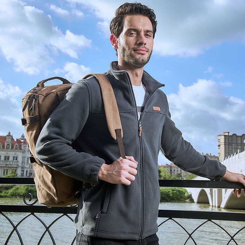 size Men women Softshell Fleece Jackets Male Warm Sweatshirt Thermal Coat windbreaker sportswear Stand Collar Casual Jacket