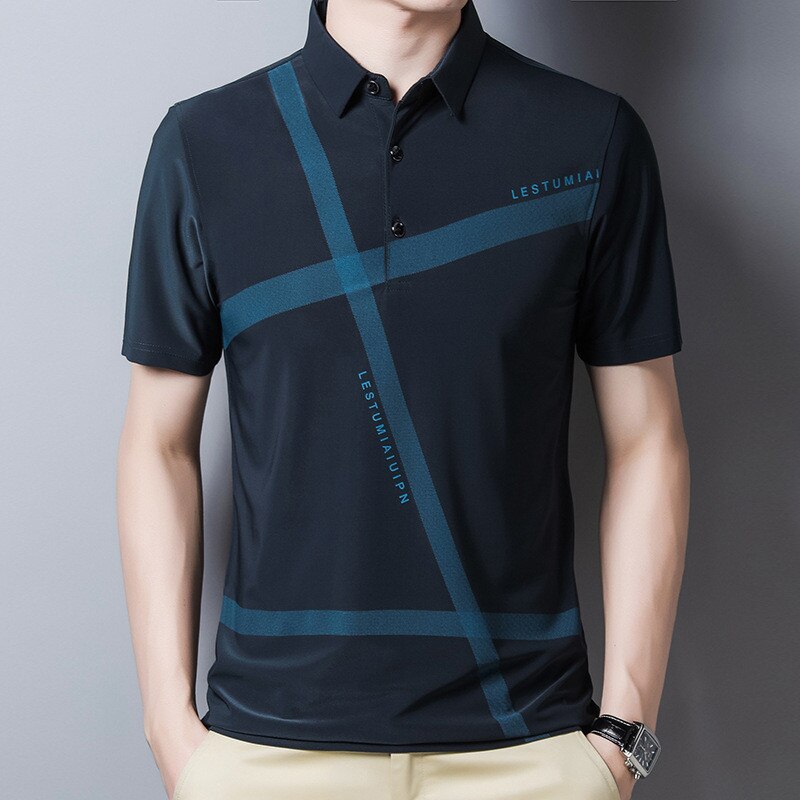 Ymwmhu 2022 New Fahsion Men Polo Shirt Loose Striped Summer Cool Shirt Streetwear Casual Polo Shirt Men Top Clothes Brand