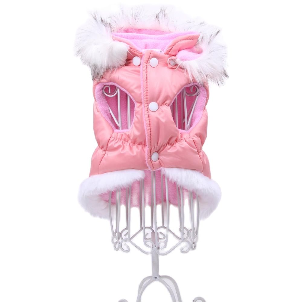Dog Cat Warm Coat Jacket Pet Puppy Hoodie Dress Winter Clothing Outfit 3 Colours