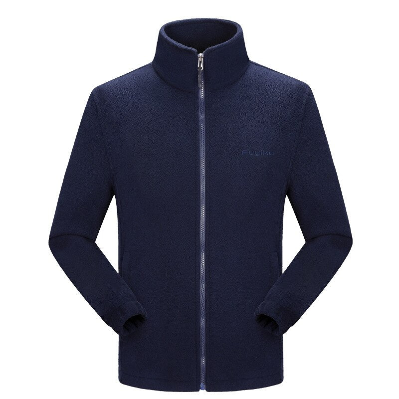 10xl 8xl 9xl 7xl 6xl Men's Fleece Jacket Large Size Big and Tall Men Clothing Jacket Liner Autumn Spring Cardigan Plus Coat Male