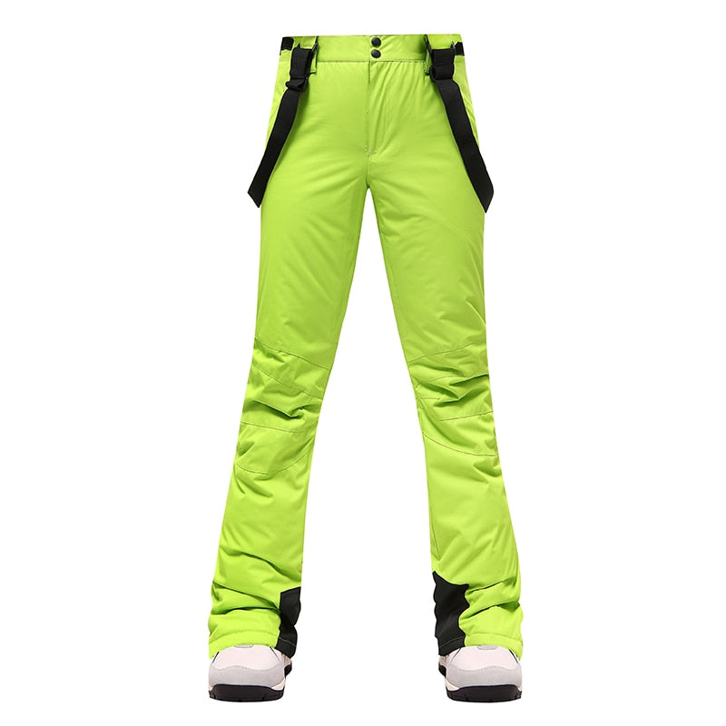 2020 New Winter Ski Pants Women Outdoor High Quality Windproof Waterproof Warm Snow Trousers Winter Ski Snowboarding Pants Brand