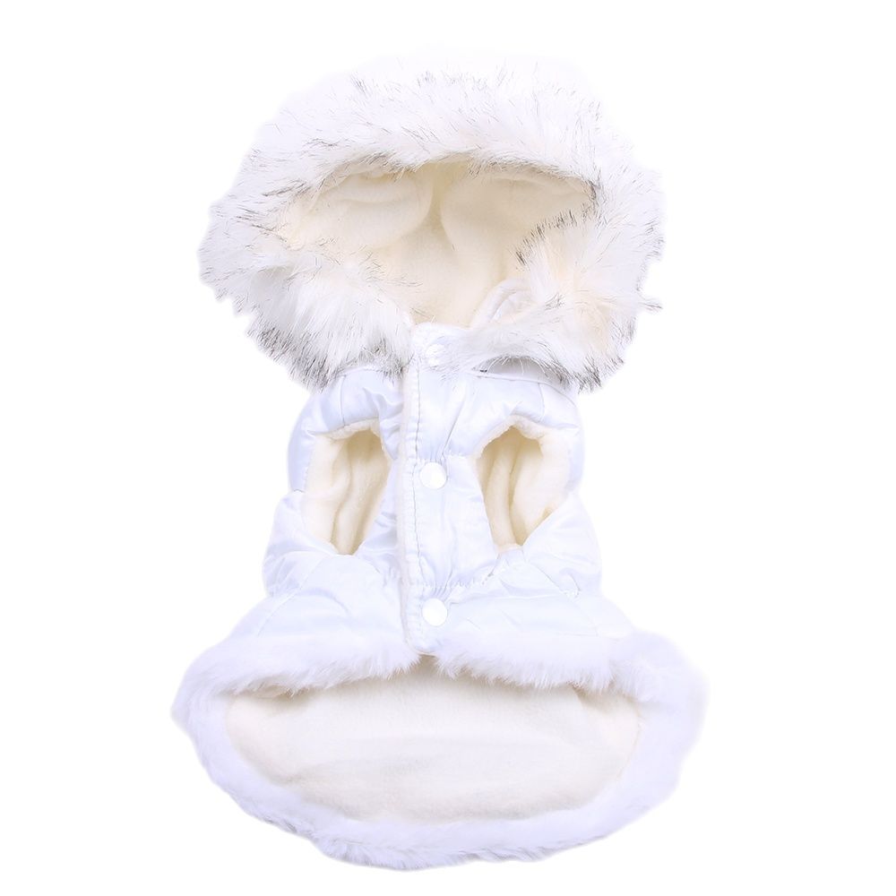 Dog Cat Warm Coat Jacket Pet Puppy Hoodie Dress Winter Clothing Outfit 3 Colours