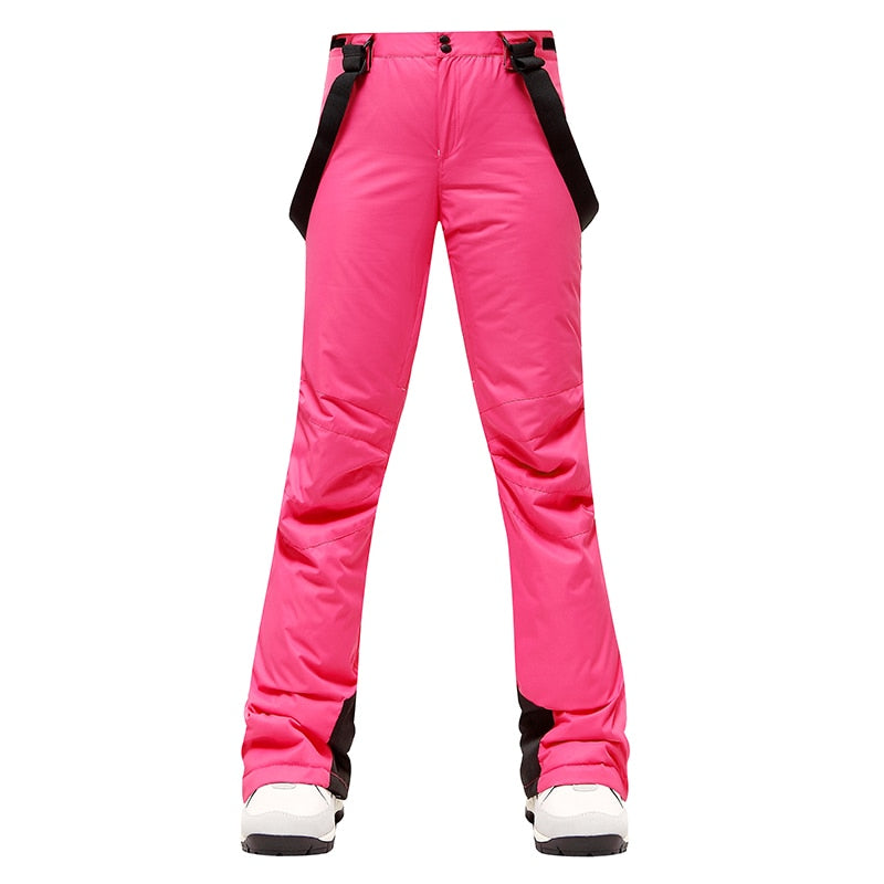 2020 New Winter Ski Pants Women Outdoor High Quality Windproof Waterproof Warm Snow Trousers Winter Ski Snowboarding Pants Brand