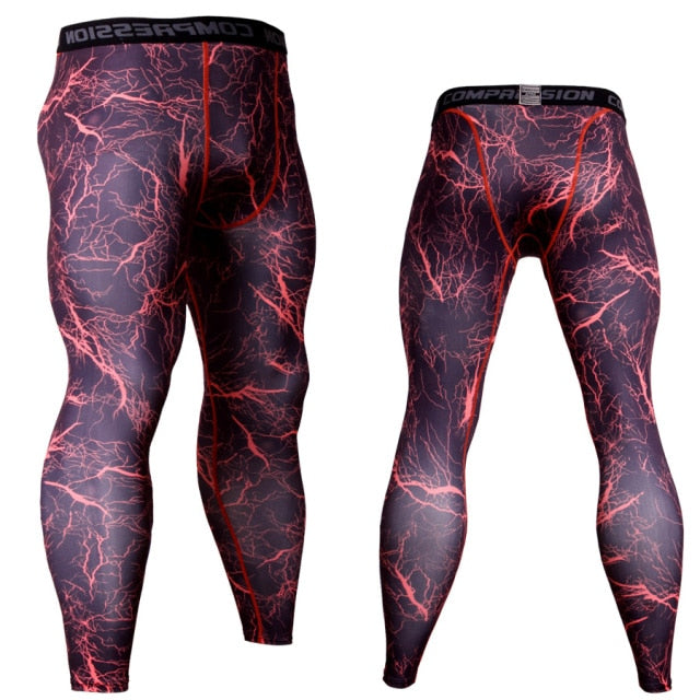 Thermal Pants Leggings Tights Compression MMA Tactics Long Johns Underwear Solid Color Quick-drying Track Suit Men Sportswear