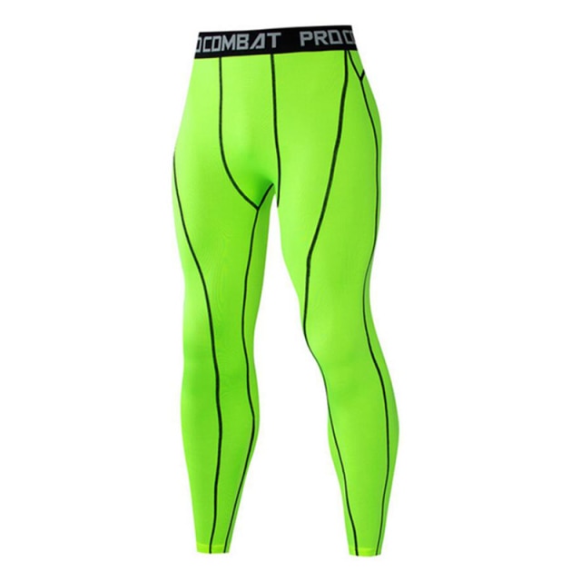 Thermal Pants Leggings Tights Compression MMA Tactics Long Johns Underwear Solid Color Quick-drying Track Suit Men Sportswear