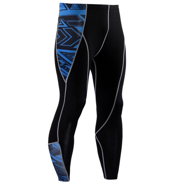 Thermal Pants Leggings Tights Compression MMA Tactics Long Johns Underwear Solid Color Quick-drying Track Suit Men Sportswear