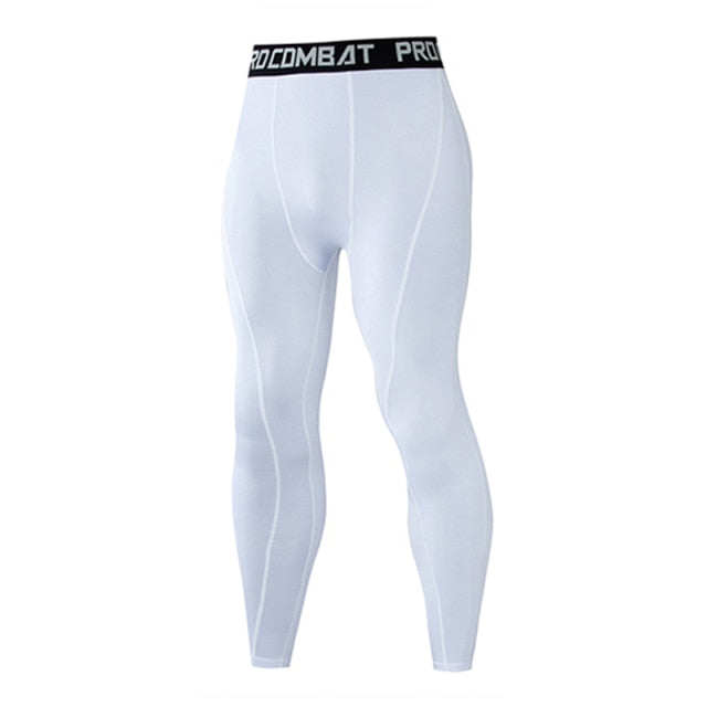 Thermal Pants Leggings Tights Compression MMA Tactics Long Johns Underwear Solid Color Quick-drying Track Suit Men Sportswear
