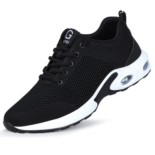 Safety Shoes Men Steel Toe Indestructible Shoes Anti-puncture Work Sneakers Breathable Sefety Work Boots Male Zapatos De Hombre