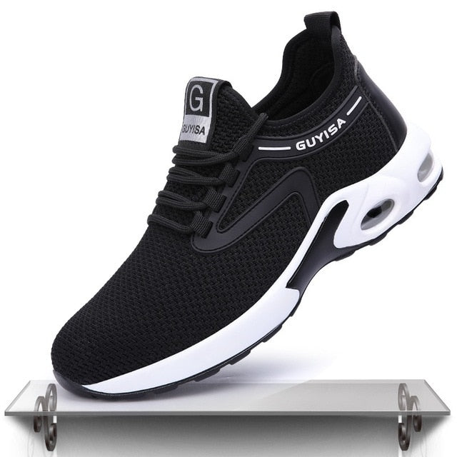 Safety Shoes Men Steel Toe Indestructible Shoes Anti-puncture Work Sneakers Breathable Sefety Work Boots Male Zapatos De Hombre