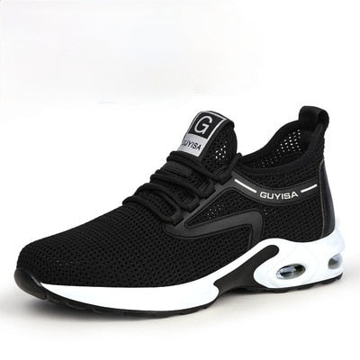 Safety Shoes Men Steel Toe Indestructible Shoes Anti-puncture Work Sneakers Breathable Sefety Work Boots Male Zapatos De Hombre